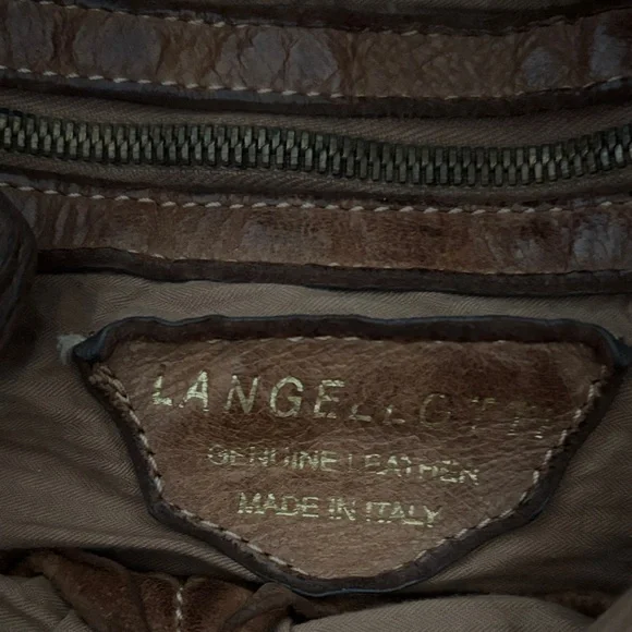 Langellotti Genuine Italian Leather Elegant Woven Leather Tote - Picture 5 of 5